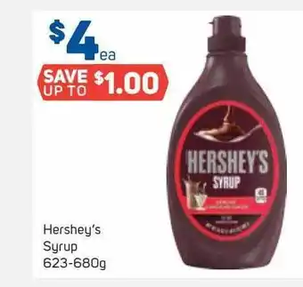 Foodland Hershey's syrup offer