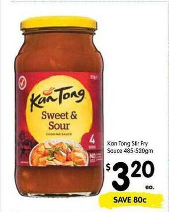 Spar Kan tong stir fry sauce offer