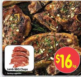 Lamb bbq chops