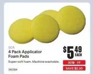SuperCheap Auto Sca 7 pack applicator foam pads offer