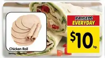 Spar Chicken roll offer