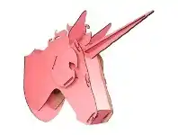 LivingStyles Safari DIY 3D Puzzle Wall Decor, Unicorn offer