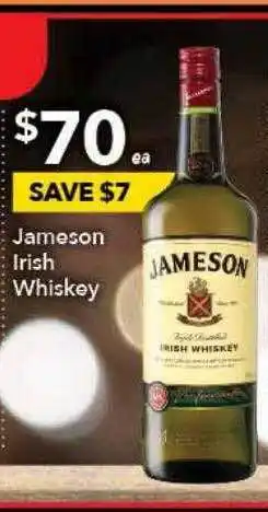 Ritchies Jameson irish whiskey offer