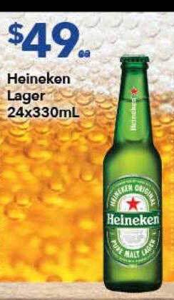 Ritchies Heineken lager offer