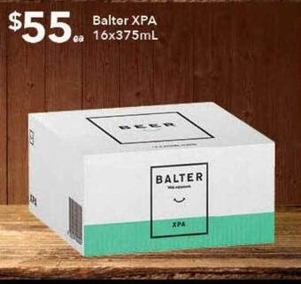 Ritchies Balter xpa offer