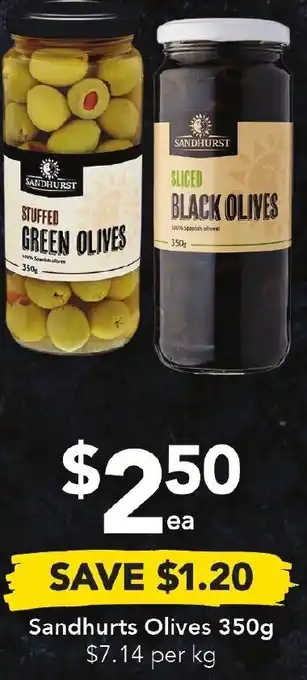 Drakes Sandhurts Olives 350g offer