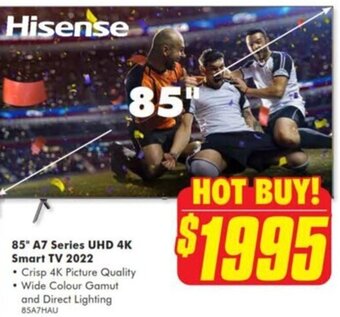 The Good Guys 85" A7 Series UHD 4K Smart TV 2022 offer