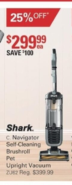 Harris Scarfe Shark Navigator Self-Cleaning Brushroll Pet Upright Vacuum offer