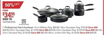 Harris Scarfe Smith+nobel Professional Hard Anodised 14cm Milkpan offer