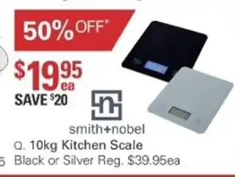 Harris Scarfe Smith+nobel 10kg Kitchen Scale offer