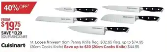 Harris Scarfe Cuisinart Loose Knives 9cm Paring Knife offer