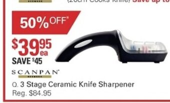 Harris Scarfe Scanpan 3 Stage Ceramic Knife Sharpener offer