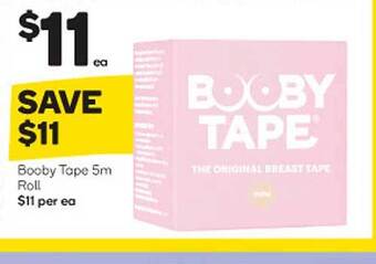 Woolworths Booby tape 5m roll offer