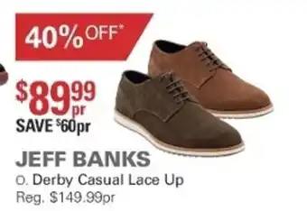 Harris Scarfe Jeff Banks Derby Casual Lace Up offer