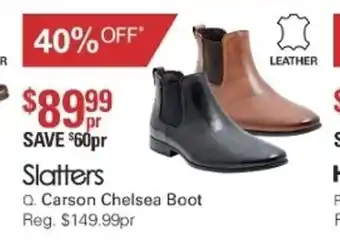 Harris Scarfe Slatters Carson Chelsea Boot offer