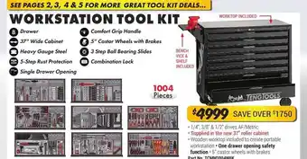 Teng Tools Workstation tool kit offer