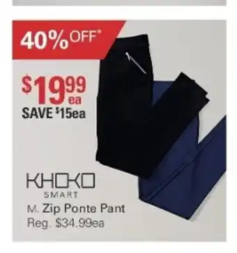 Harris Scarfe Khoko ZIp Ponte Pant offer