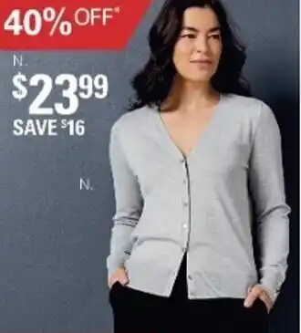 Harris Scarfe Khoko N.V Neck Cardigan offer