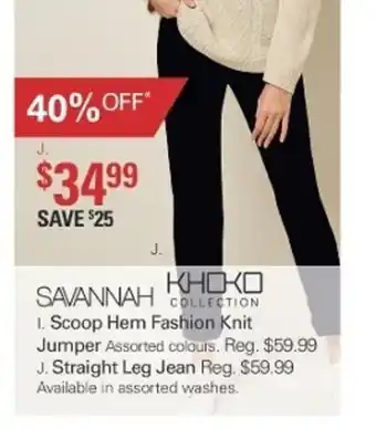 Harris Scarfe Savannah Straight Leg Jean offer