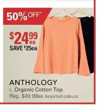 Harris Scarfe Anthology Organic Cotton Top offer
