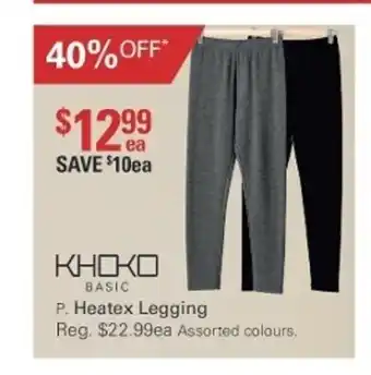 Harris Scarfe Khoko Heatex Legging offer