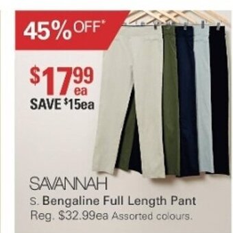 Harris Scarfe Savannah Bengaline Full Length Pant offer