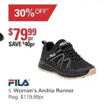 Harris Scarfe FILA Women's Andria Runner offer