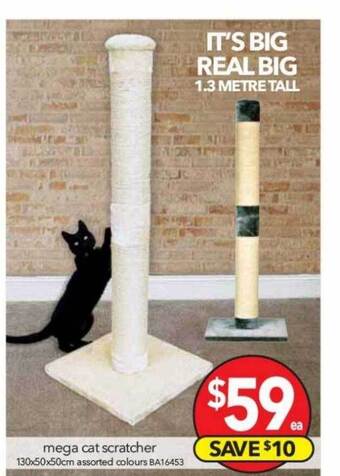 Cheap as Chips Mega cat scratcher offer