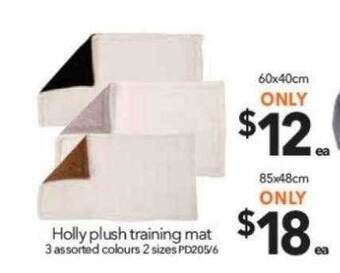Cheap as Chips Holly plush training mat offer