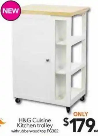 Cheap as Chips H&g cuisine kitchen trolley offer