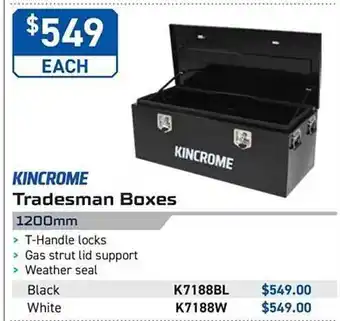 Tradesman boxes