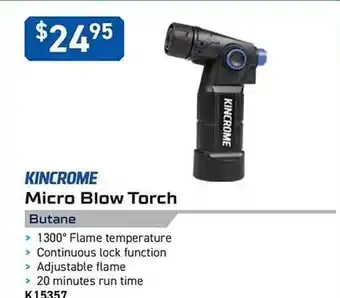 Kincrome Micro blow torch offer