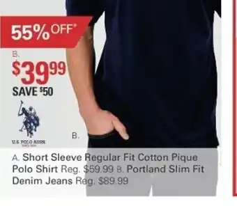 Harris Scarfe U.S POLO Portland Slim Fit Denim Jeans offer