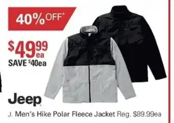 Jeep Men's Hike Polar Fleece Jacket