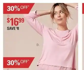 Harris Scarfe Sash & Rose Sleep Tee offer