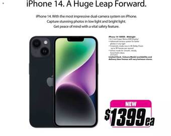 The Good Guys Iphone 14 128gb offer