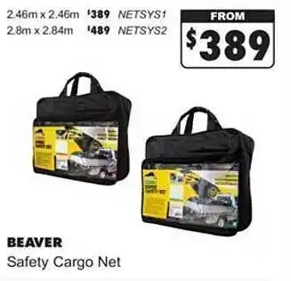 Beaver safety cargo net