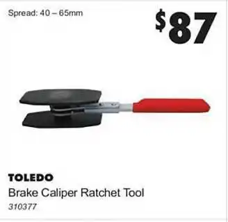 United Tools Toledo brake caliper ratchet tool offer