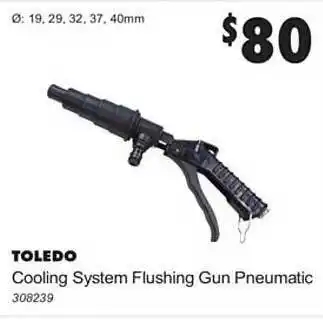 United Tools Toledo cooling system flushing gun pneumatic offer