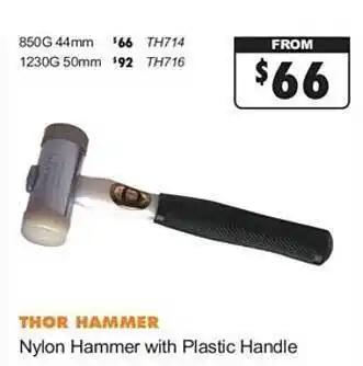 United Tools Thor hammer nylon hammer with plastic handle offer