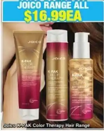 My Chemist Joico k-pak color therapy hair range offer