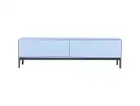 LivingStyles Lowell 2 Drawer TV Unit, 120cm, Baby Blue offer
