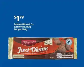 ALDI Belmont biscuit co. just divine offer