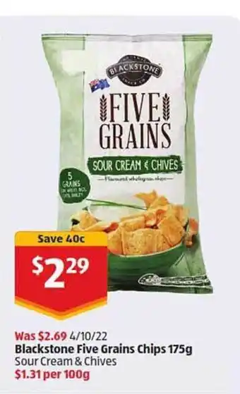 ALDI Blackstone five grains chips offer