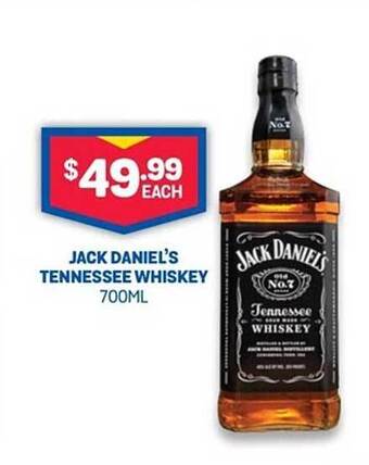 Jack daniel's tennessee whiskey