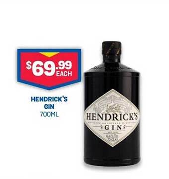 Hendrick's gin