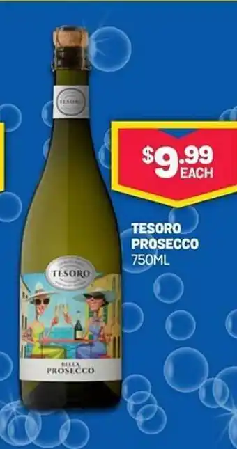 Bottlemart Tesoro prosecco offer