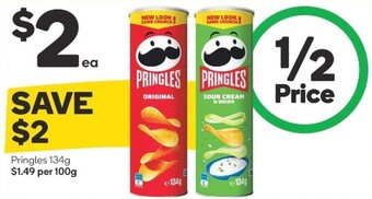 Woolworths Pringles 134g offer