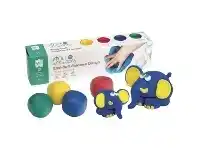 Officeworks First Creations Easi-Soft Modelling Dough Rainbow 4 Pack offer