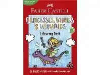 Officeworks Faber-Castell Princesses & Mermaids Colouring Book 60 Pages offer